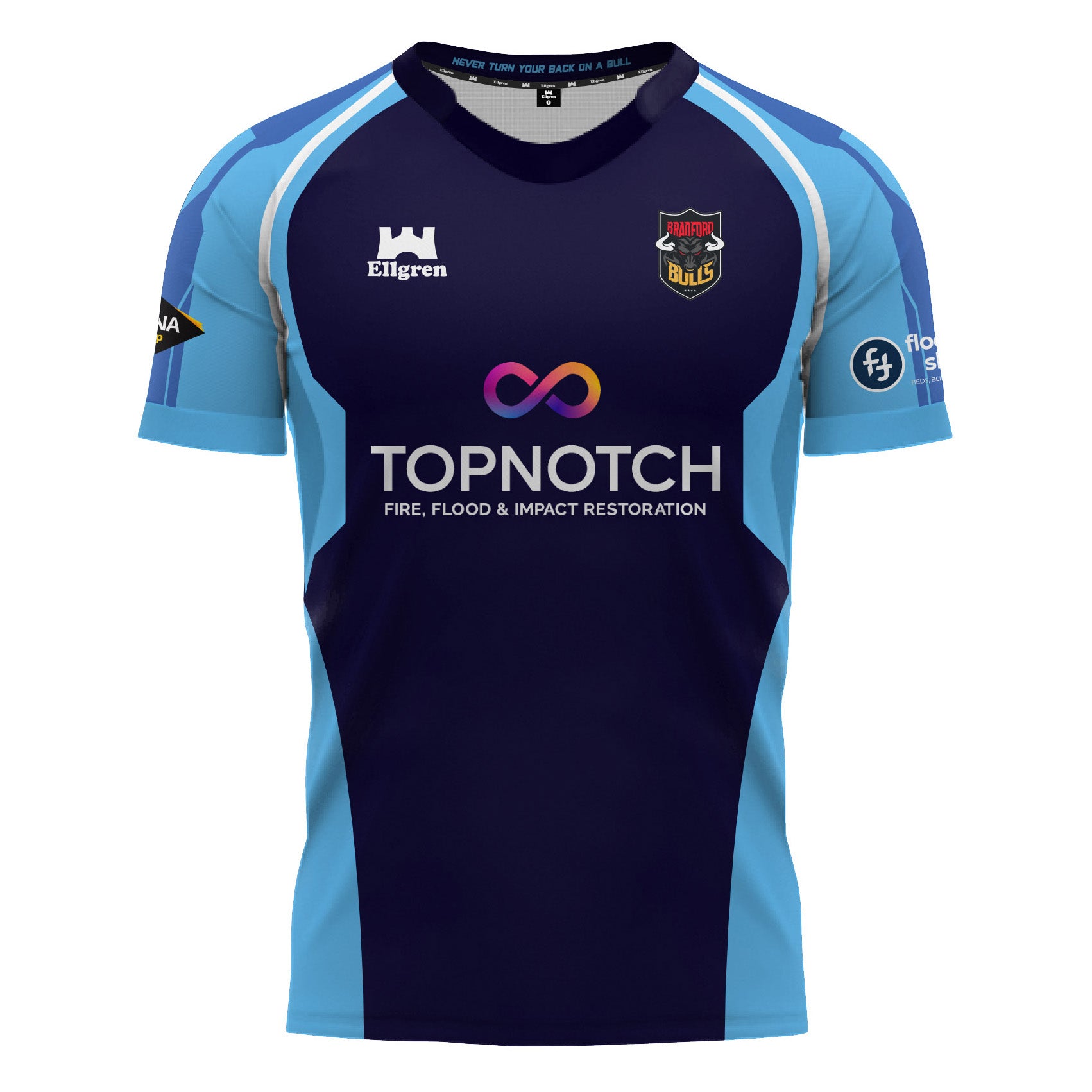 Maillot De Rugby Bradford Bulls, Marque ISC, Homme Taille 14, Polyester, Occasion