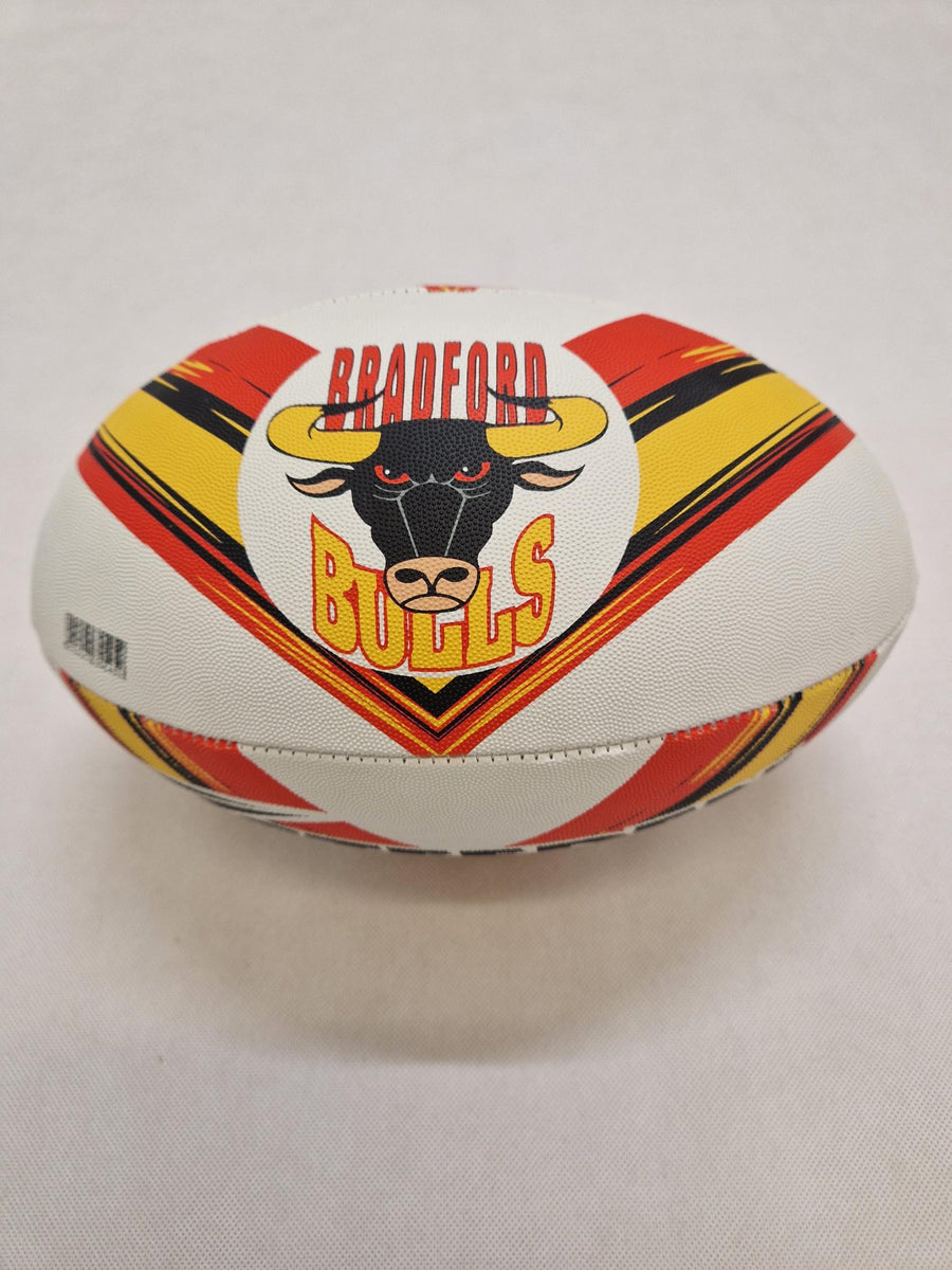 Bulls Rugby Ball Size 5 – Bradford Bulls Store
